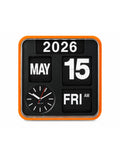Karlsson Orange Mini Flip wall clock, UK version