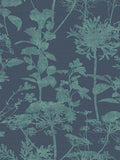 Graham & Brown Esther Teal wallpaper sample (British brand)
