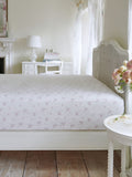Shabby Chic Pink Rosabelle deep fitted sheet (British brand)