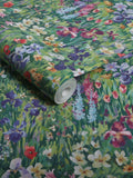 Graham & Brown Verdant Cottage Garden A4 sample, imported from the UK