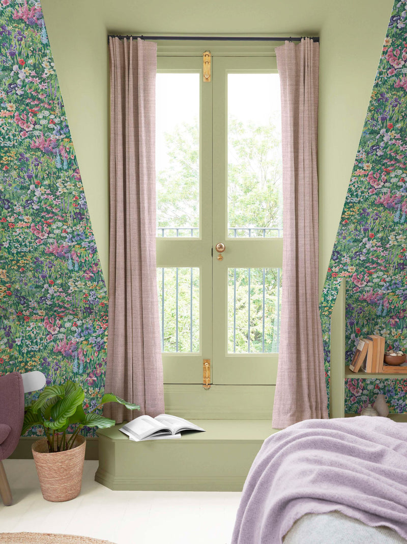 Graham & Brown Verdant Cottage Garden A4 sample, imported from the UK