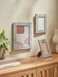 Lydford grey stone effect photo frame - British product