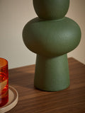MADE.COM green Freyja ceramic table lamp 54cm, UK version