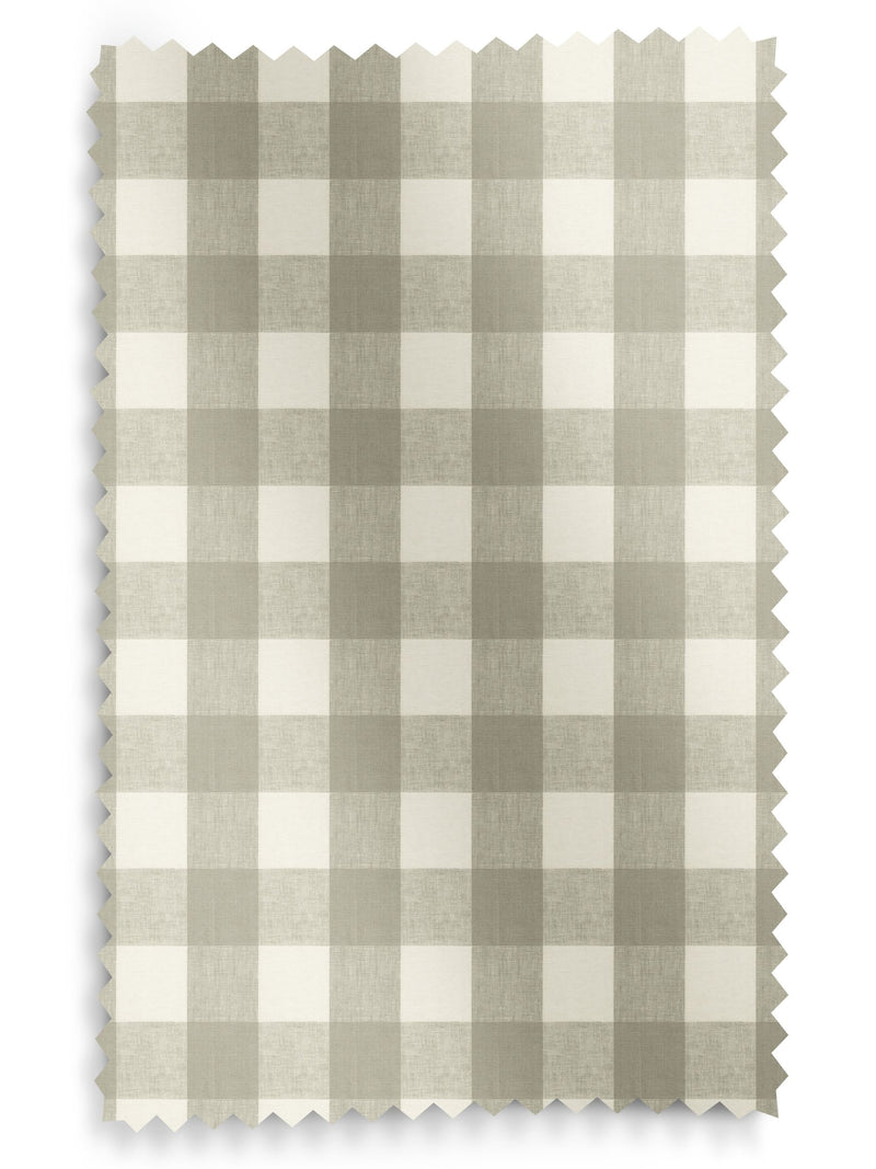 Sophie Allport Natural Stone gingham curtains made to measure - British product