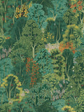 Graham & Brown New Eden Emerald wallpaper sample (British brand)