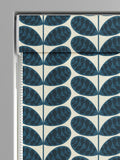 Orla Kiely Whale Blue Botanica Stem roman blind (British brand)