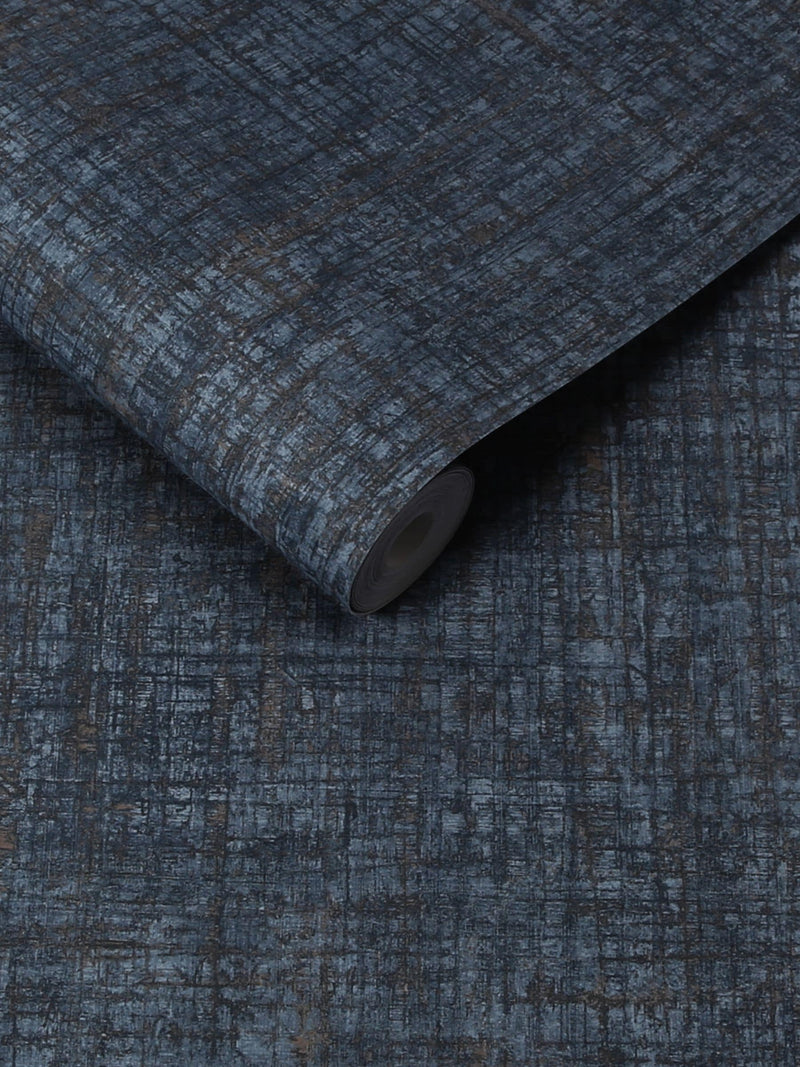Graham & Brown Navy Armando wallpaper sample A4 (British brand)
