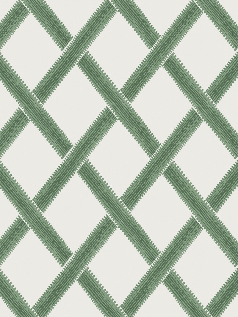 Graham & Brown Greenskeeper Geo wallpaper sample apple green - British product