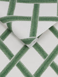 Graham & Brown Greenskeeper Geo wallpaper sample apple green - British product