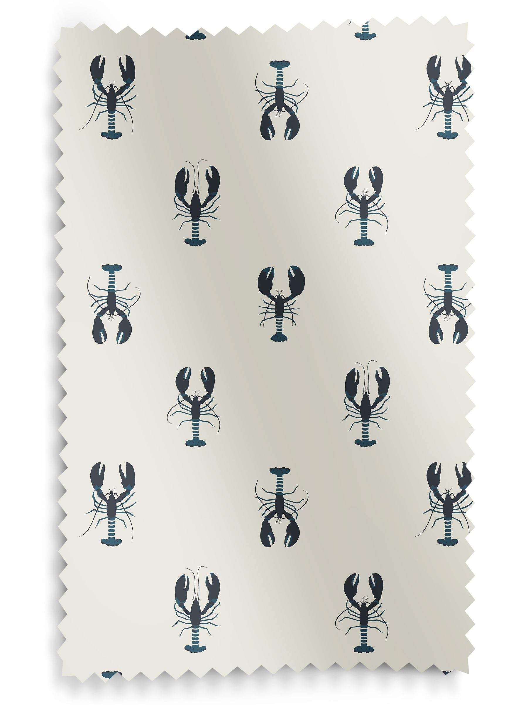 Sophie Allport white lobster made to measure roller blind (British brand)