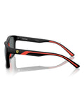 Ferrari Scuderia square polarised black sunglasses (British brand)
