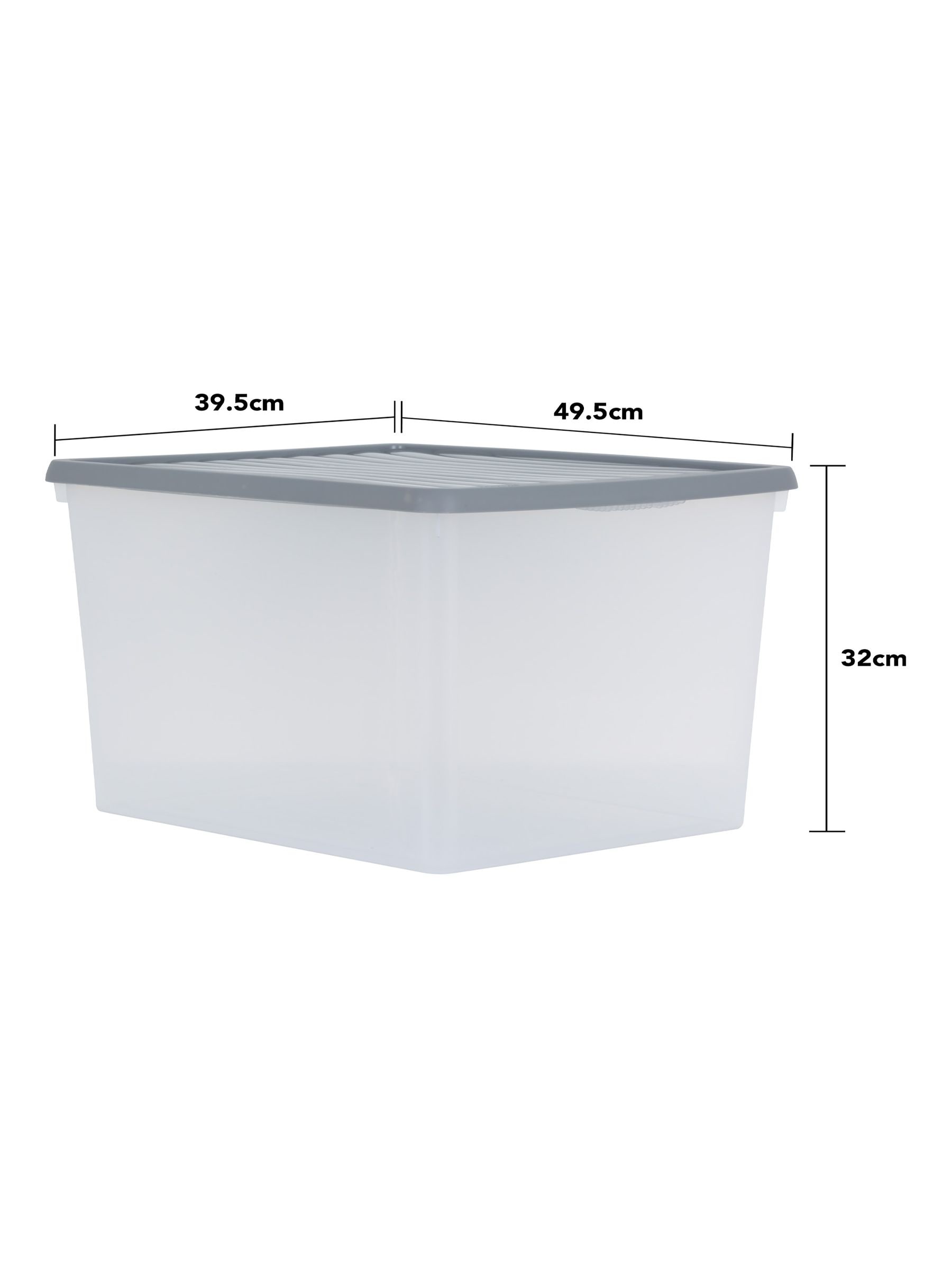 Wham 50L archive storage boxes set of 3, UK version