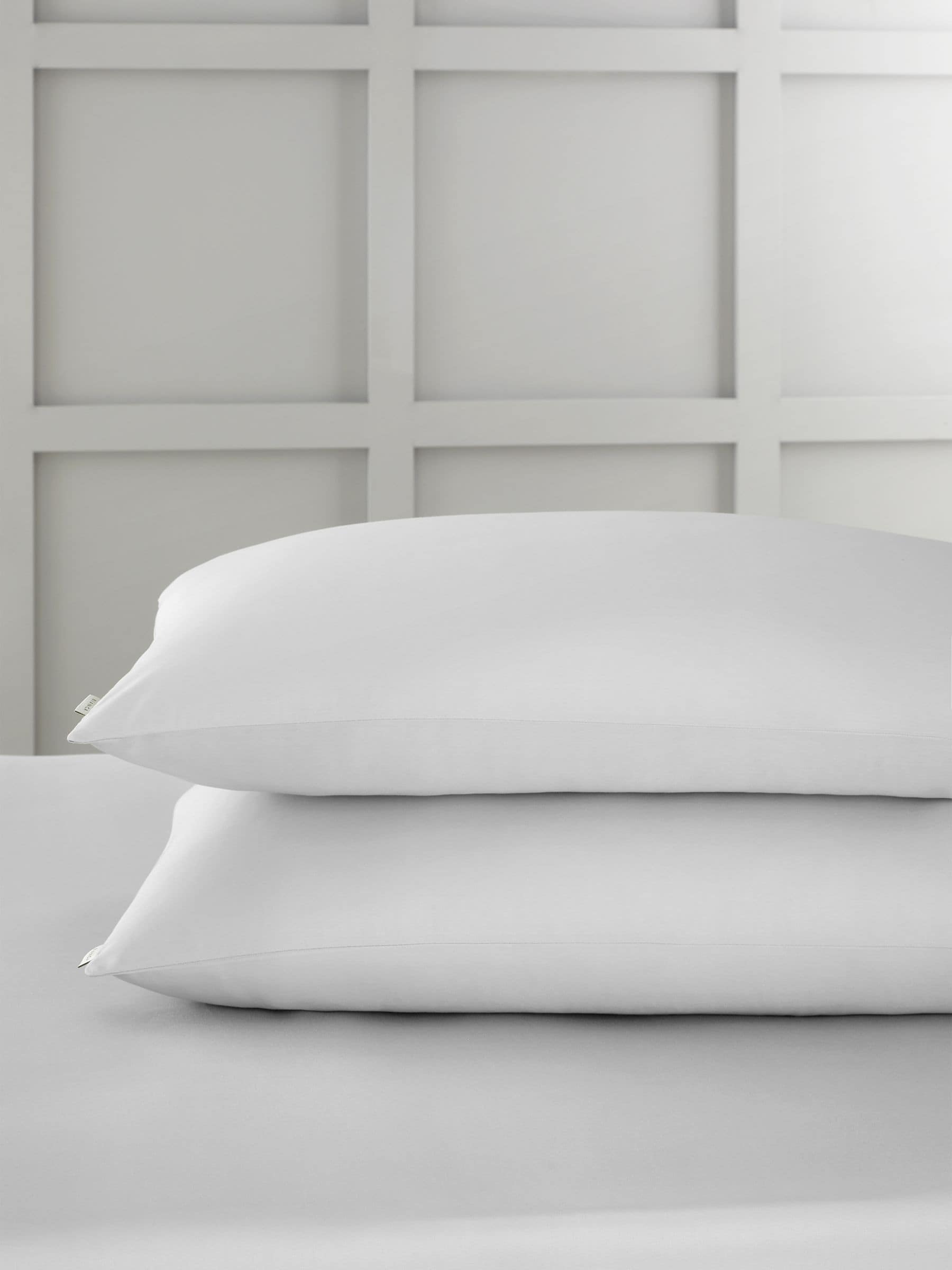 Bianca Set of 2 Blue 400 Thread Count Cotton Sateen Pillowcases