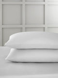 Bianca Set of 2 Blue 400 Thread Count Cotton Sateen Pillowcases