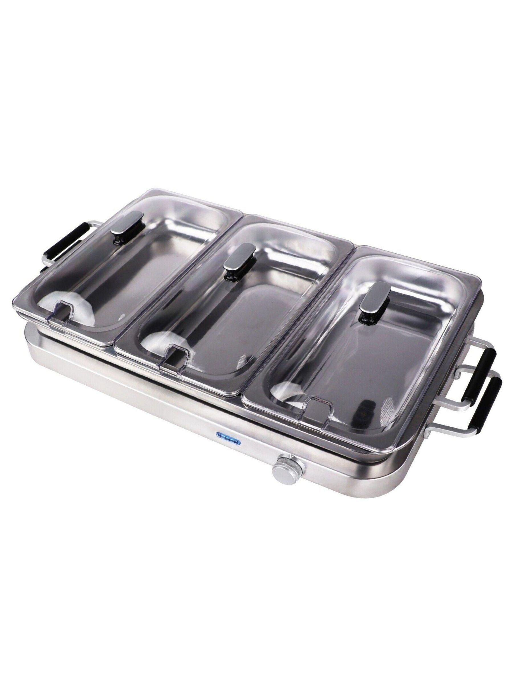 Callow Silver Buffet Warmer with 3 serving trays - British product