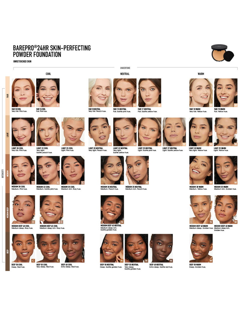 bareMinerals BAREPRO 24 HR Skin-Perfecting Powder Foundation 8g - British product