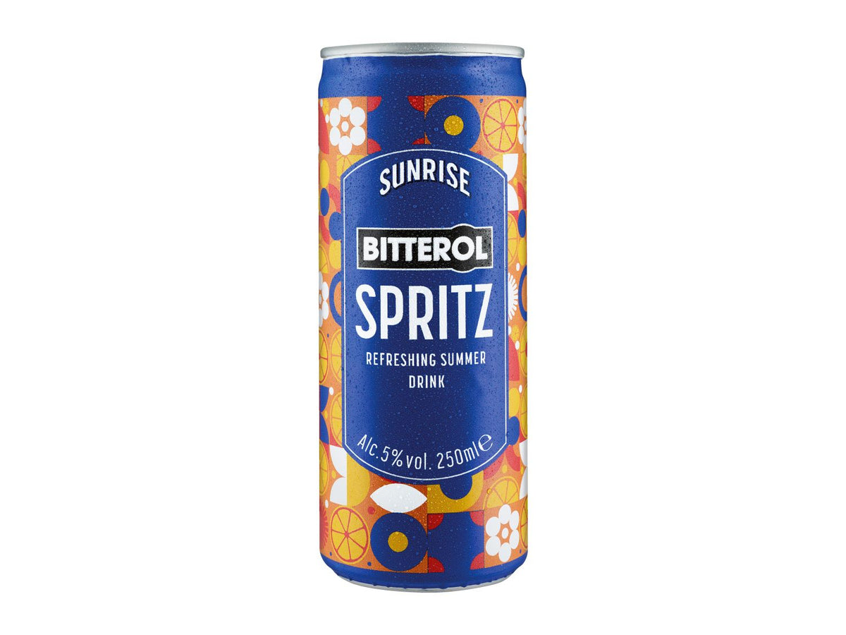 Bitterol spritz ready to drink can 250ml, UK version
