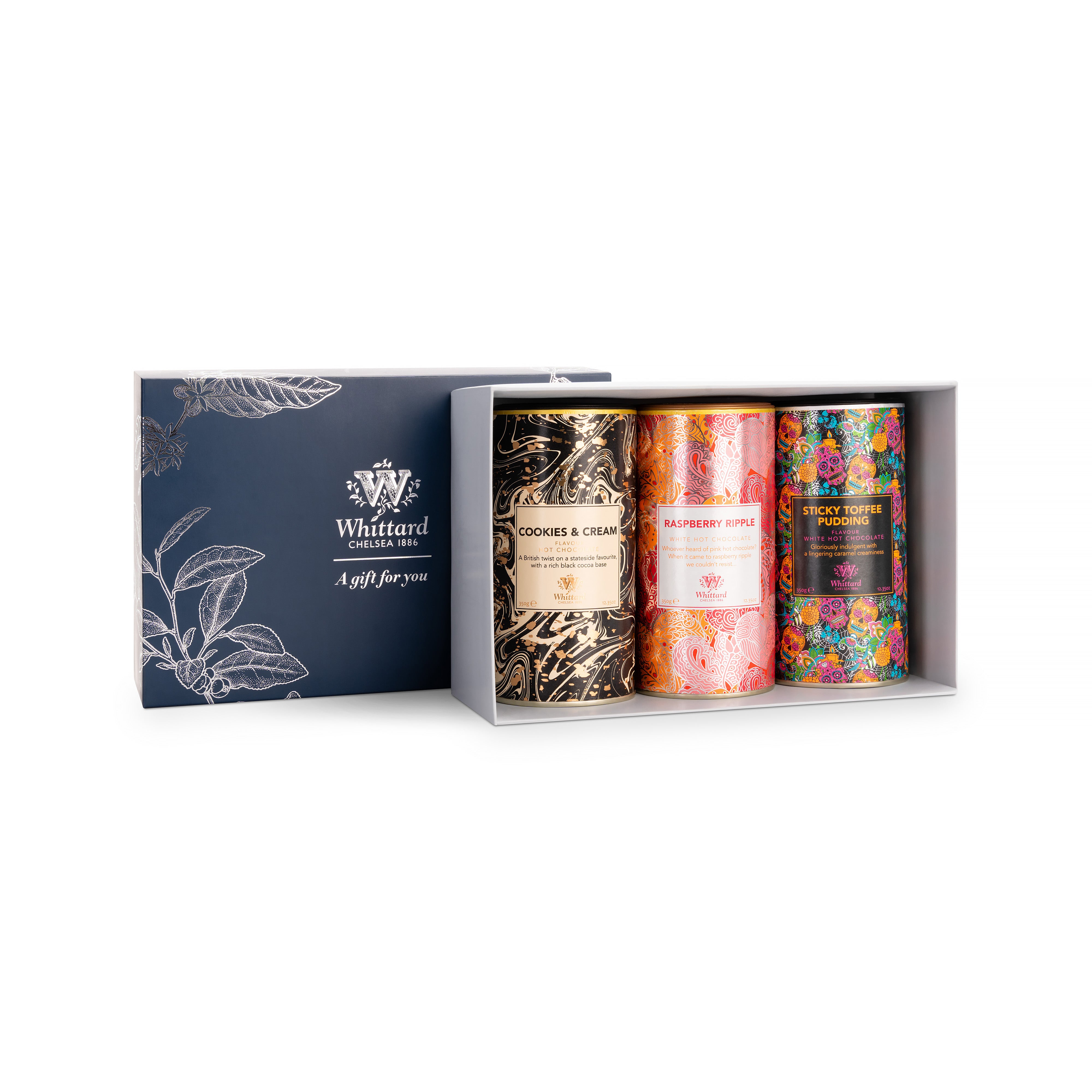 Whittard hot chocolate gift box 3x120g (British brand)