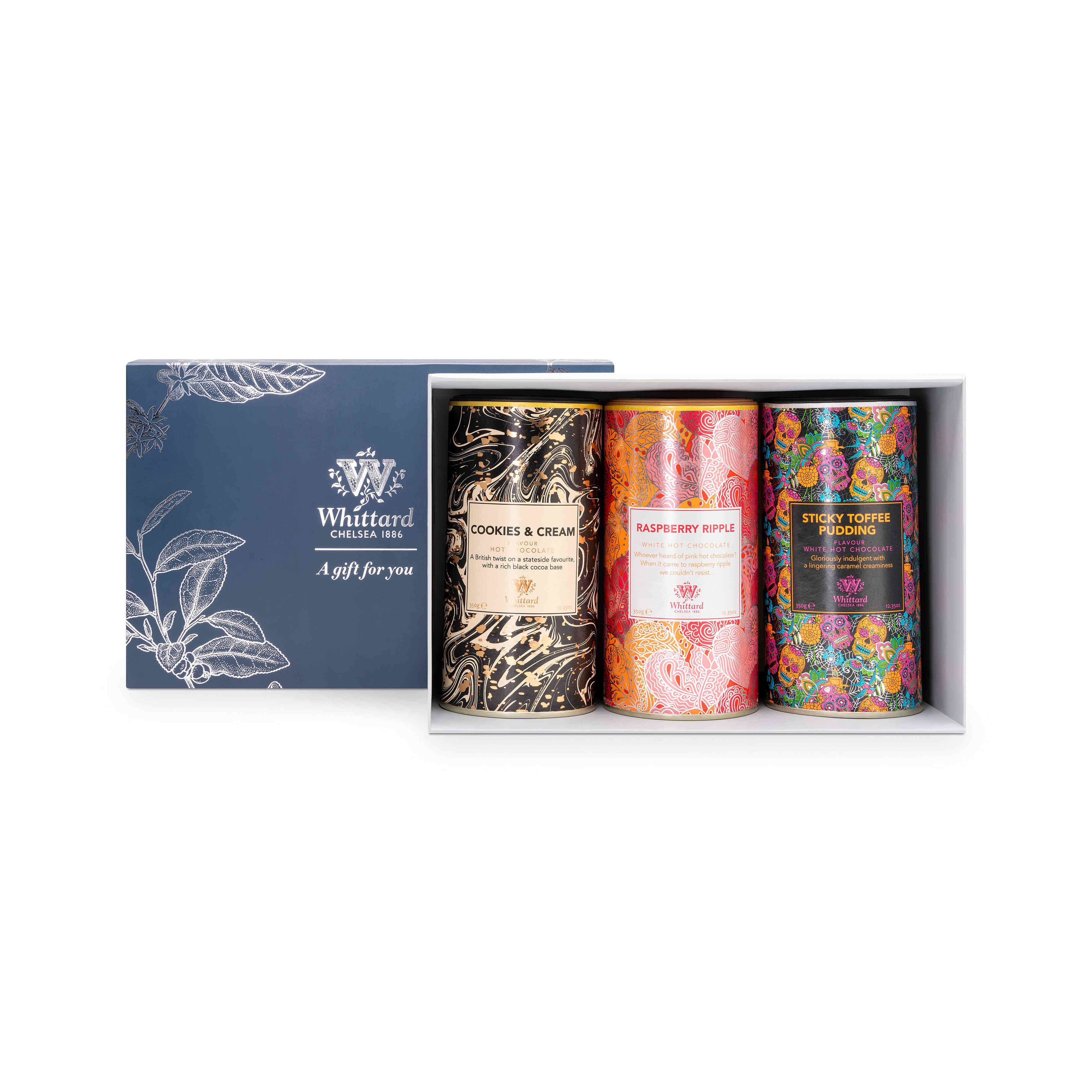 Whittard hot chocolate gift box 3x120g (British brand)