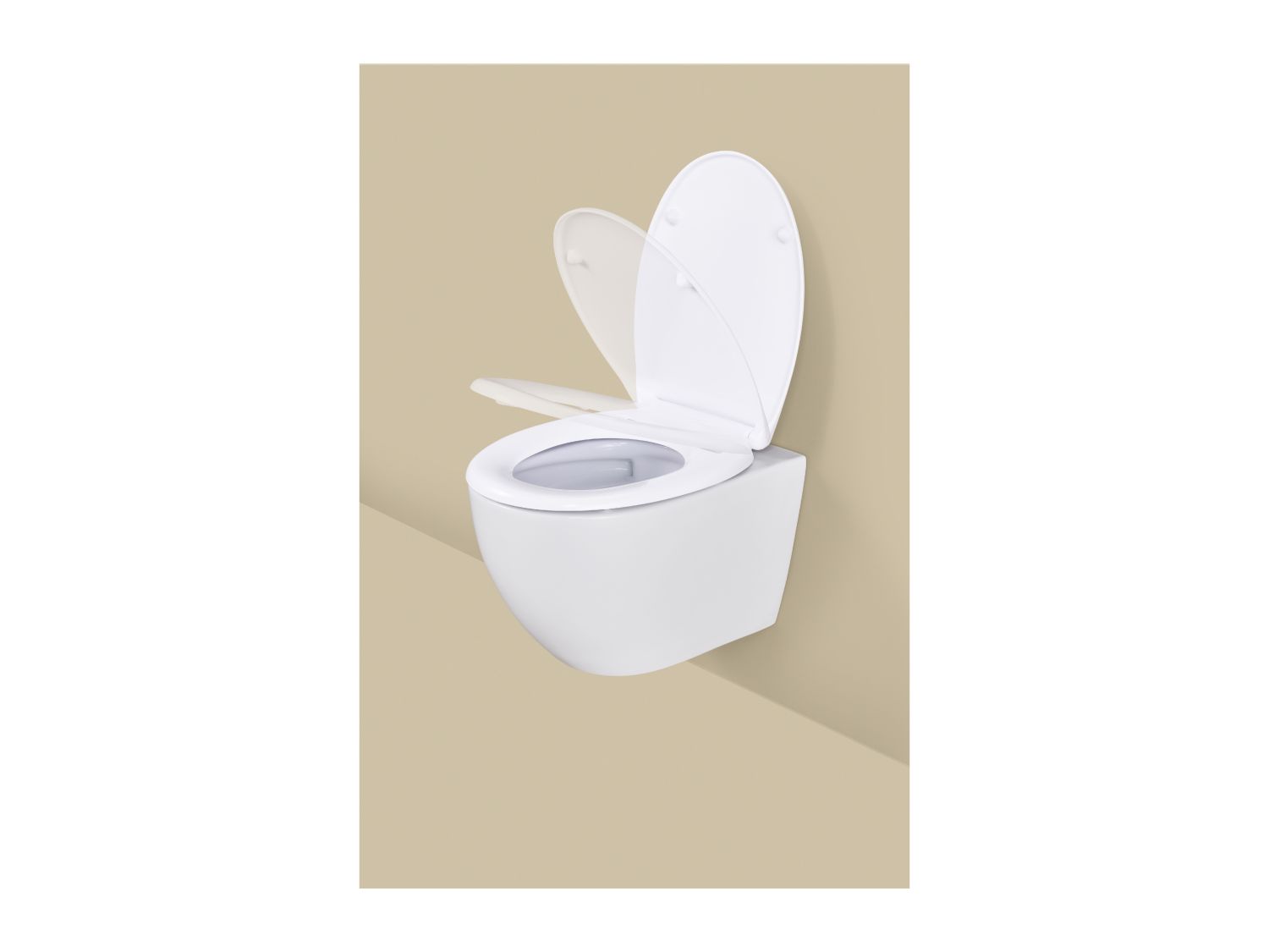 Duroplast toilet seat with soft-close mechanism - British product