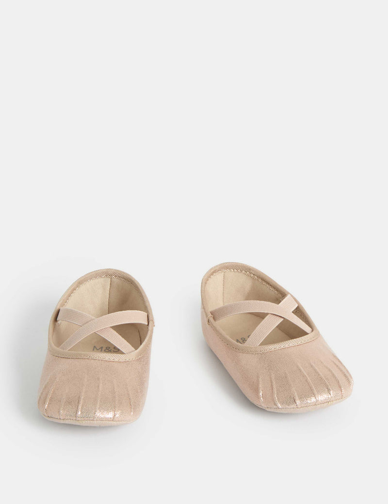 Baby ballet pumps for infants 0-18 months - British product