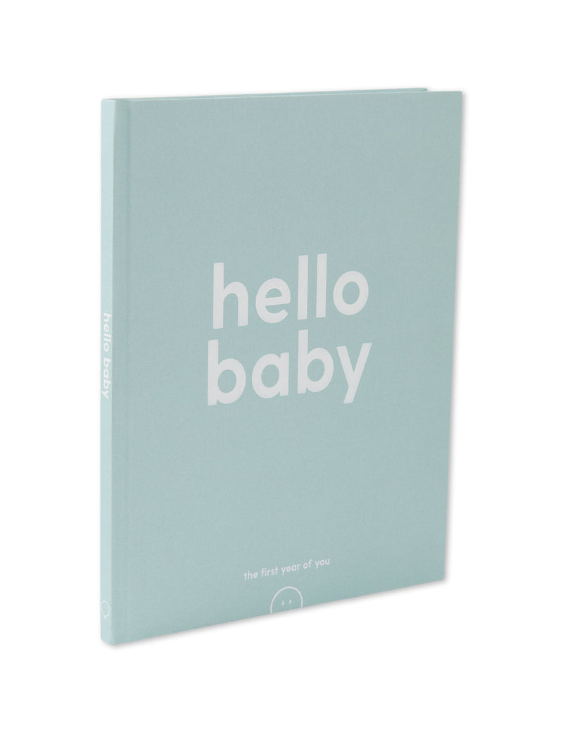 MORI Hello Baby memory book for recording baby milestones - British product
