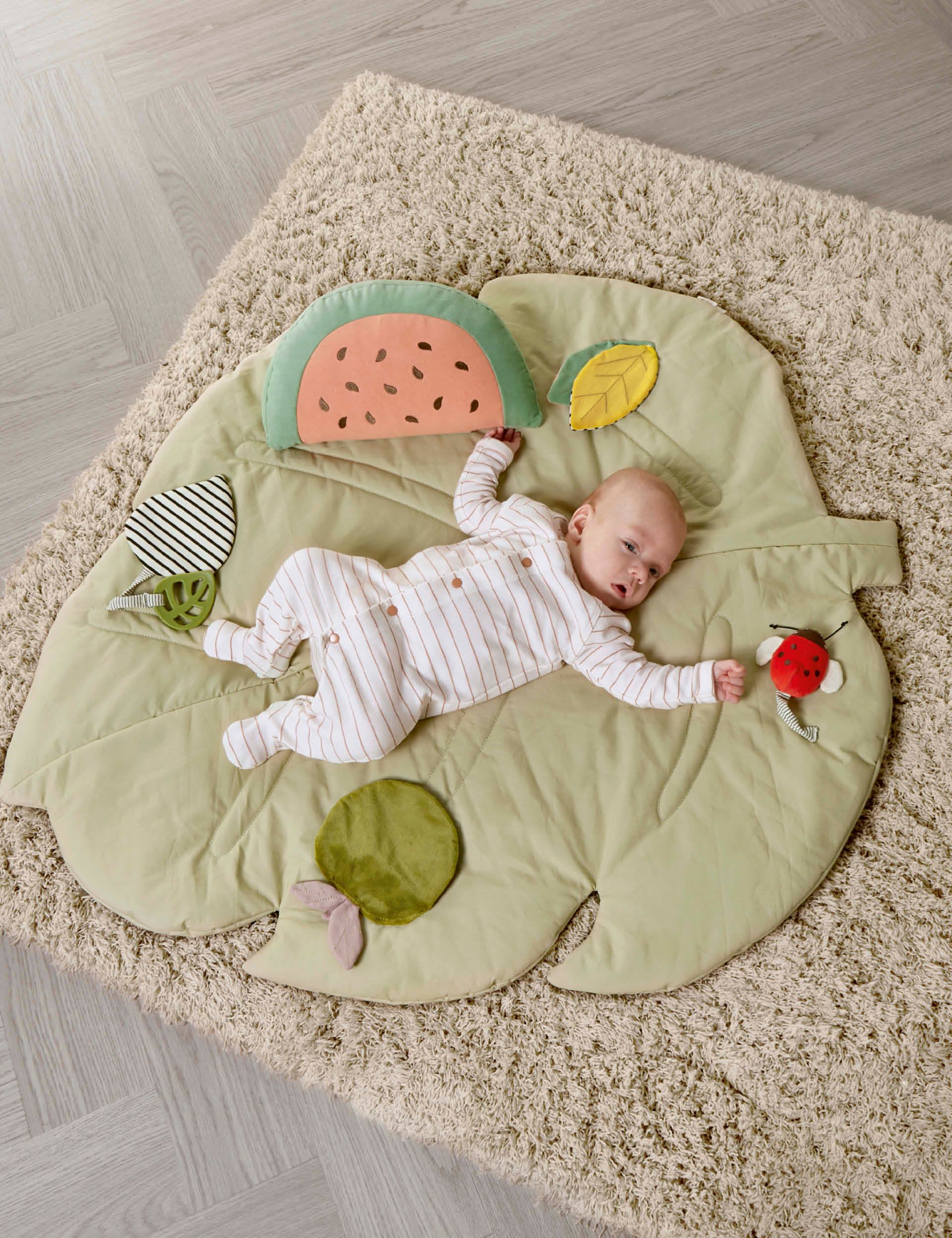 Mamas & Papas BabyPlay Leaf Playmat sensory toy (British brand)