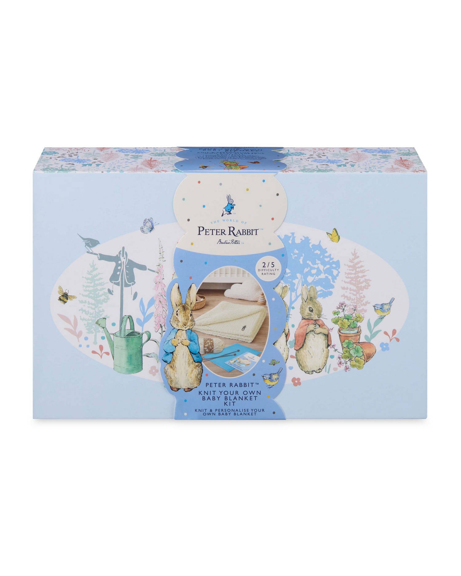 Baby Knitting Kit craft kit for blanket, booties, and cardigan (British brand)