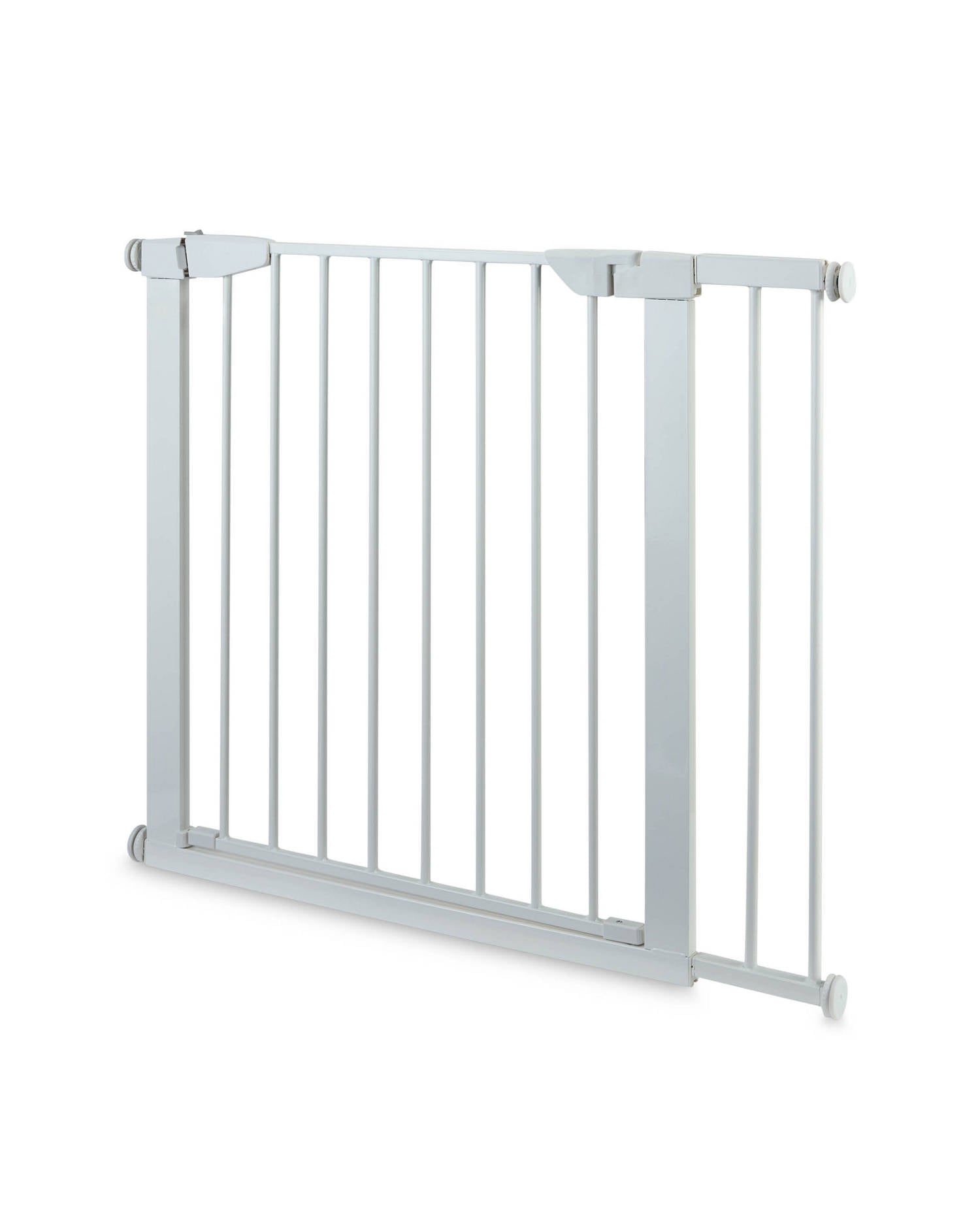 Baby safety gate with 2-step release lock (British brand)