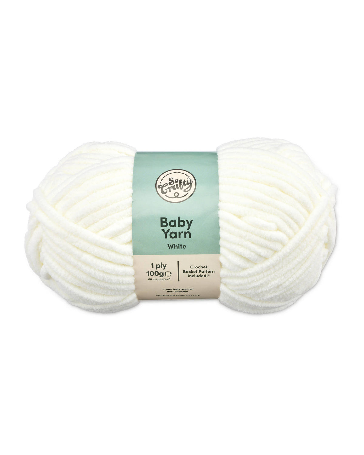 So Crafty baby yarn 1 ply 100g - British product