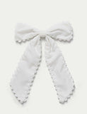Back to School Scallop Bow hair accessory (British brand)