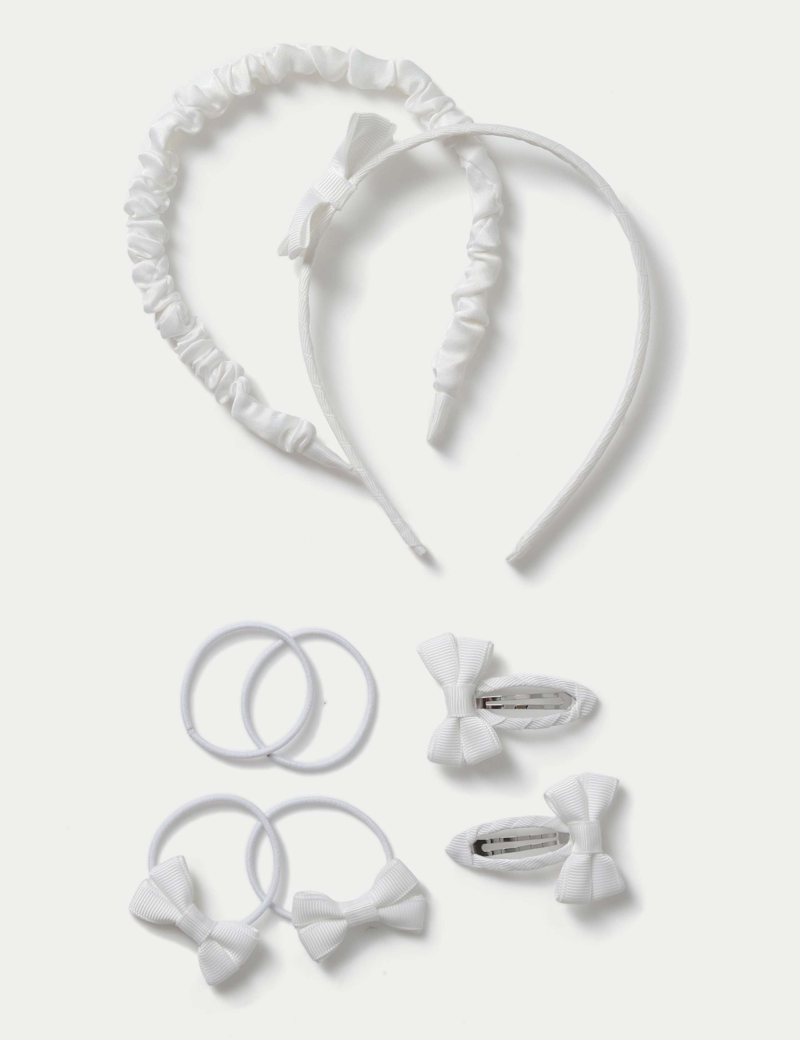 Solid bumper pack of hair accessories for back to school (British brand)