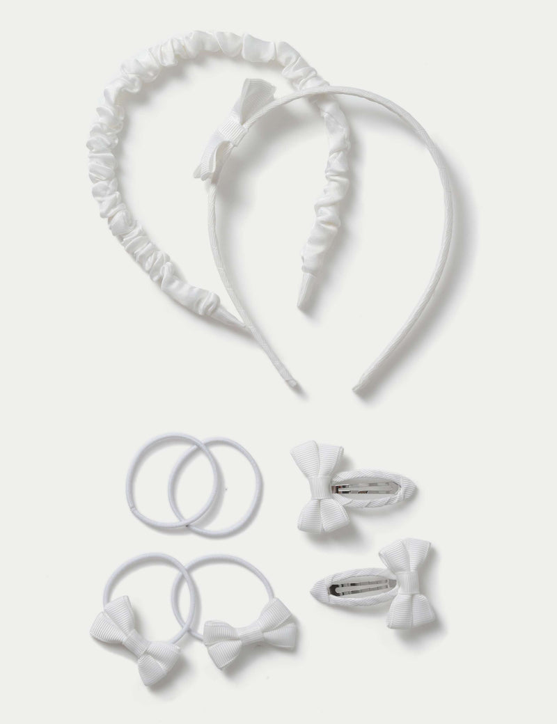 Solid bumper pack of hair accessories for back to school (British brand)