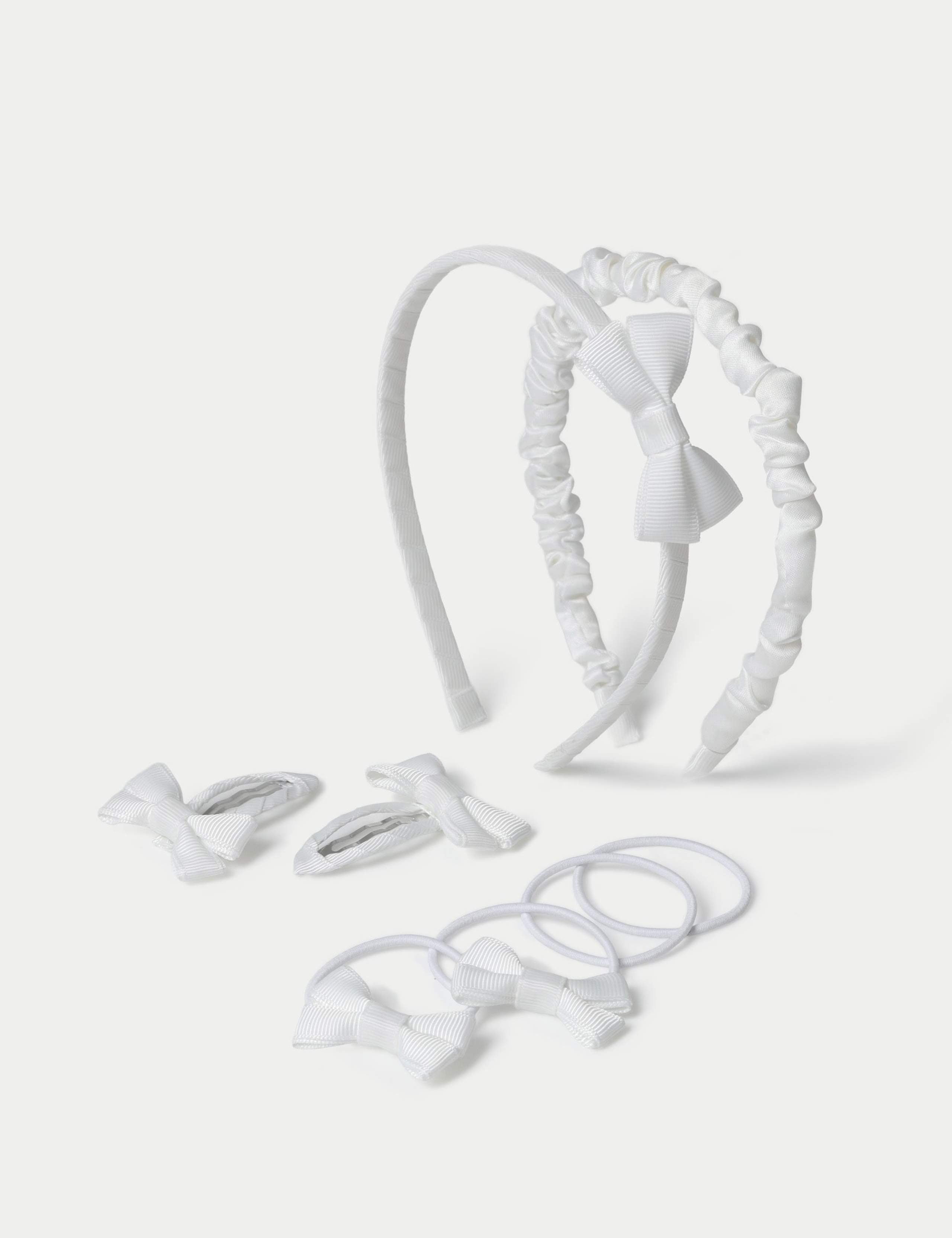 Solid bumper pack of hair accessories for back to school (British brand)