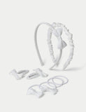 Solid bumper pack of hair accessories for back to school (British brand)