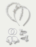 Solid bumper pack of hair accessories for back to school (British brand)