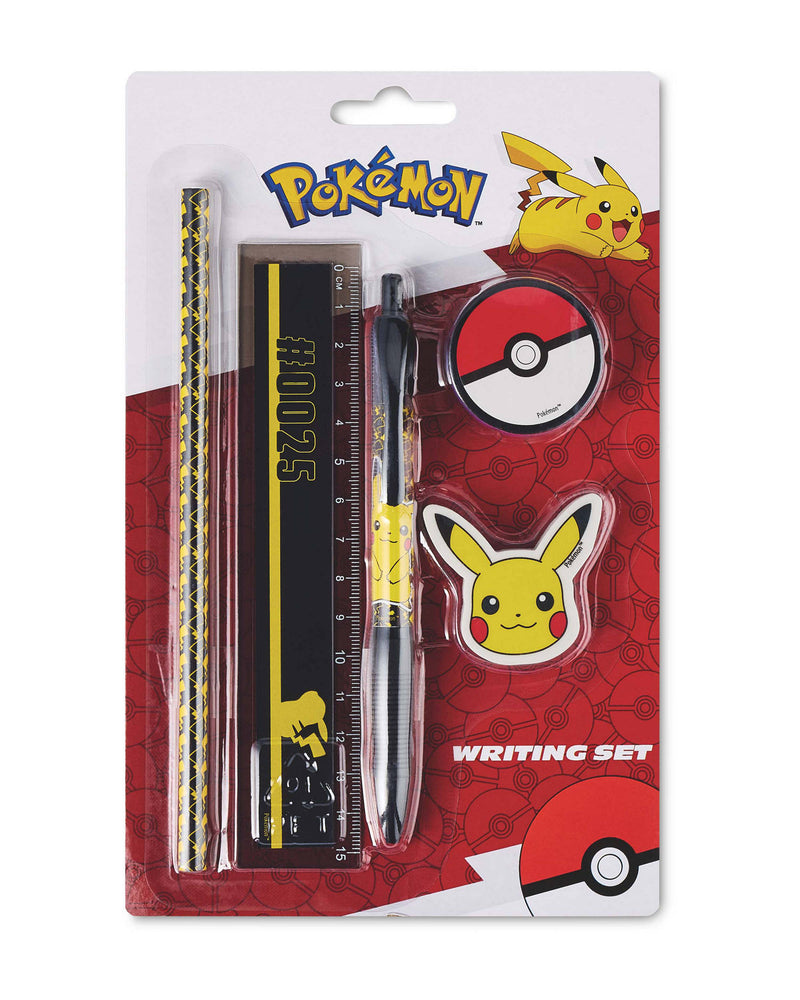 Back to school stationery set with pencil, ruler and notepad, UK version