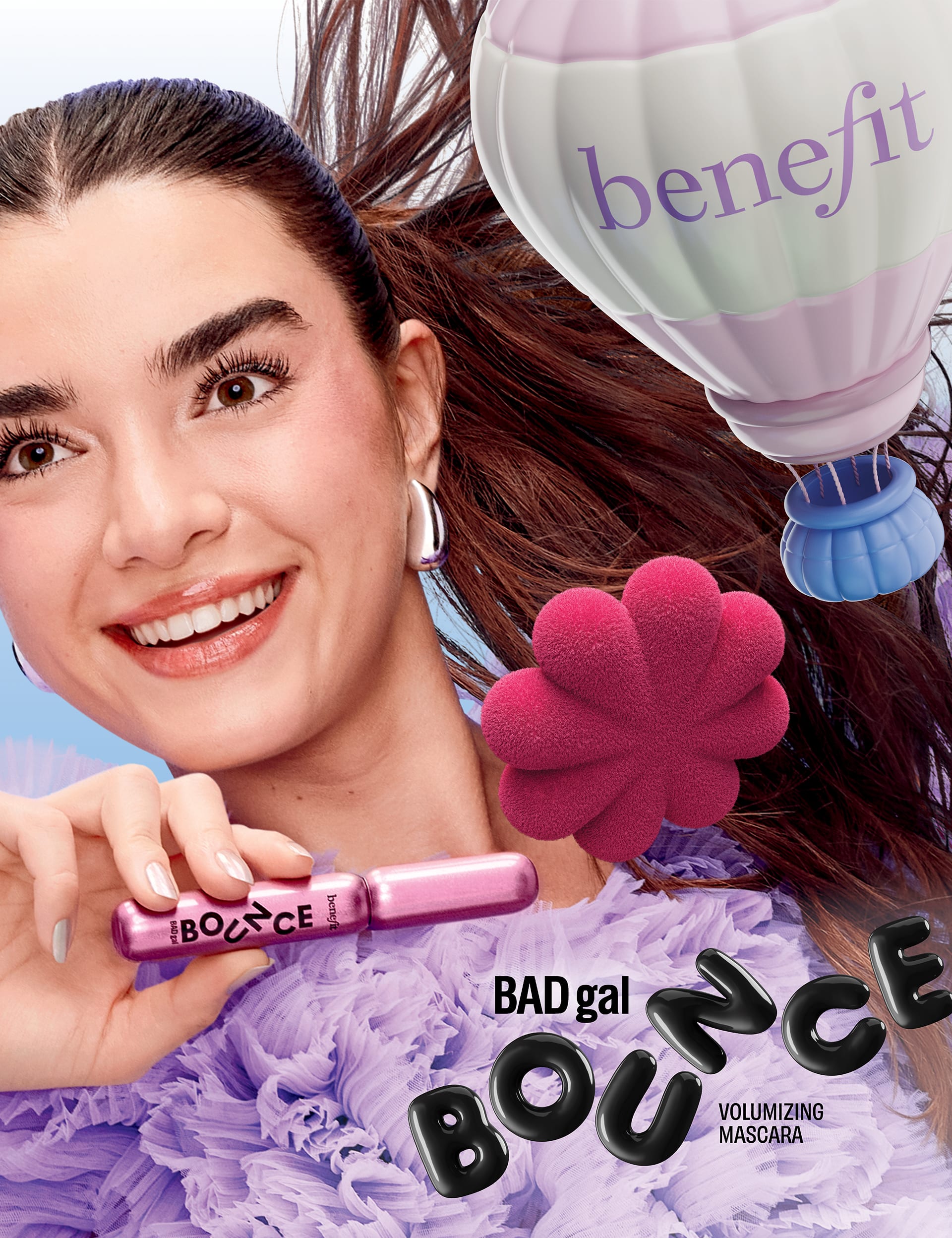 Benefit Badgal Bounce Voluminizing Mascara Pump'd Up Black 8.5g - British product