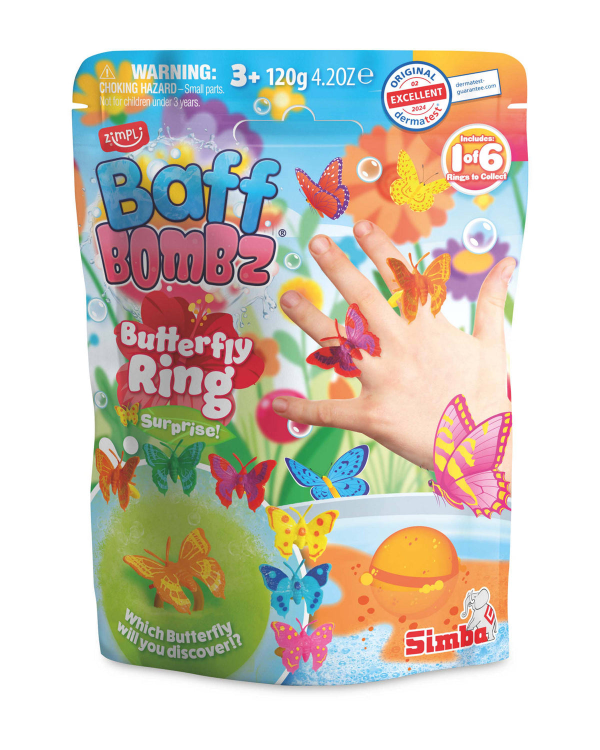 Baff Bombz bath bomb with surprise figure 100g (British brand)