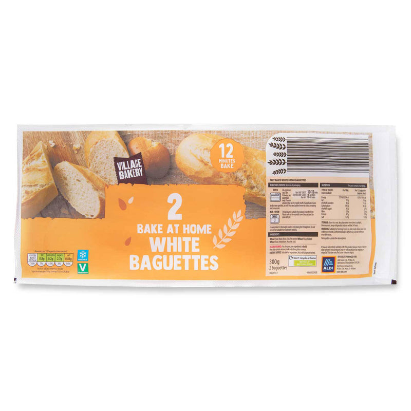 Bake at Home white baguettes, oven-ready (British brand)