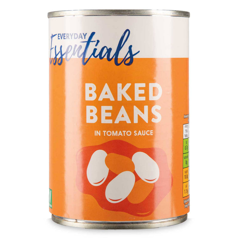 Baked beans in tomato sauce, imported from the UK