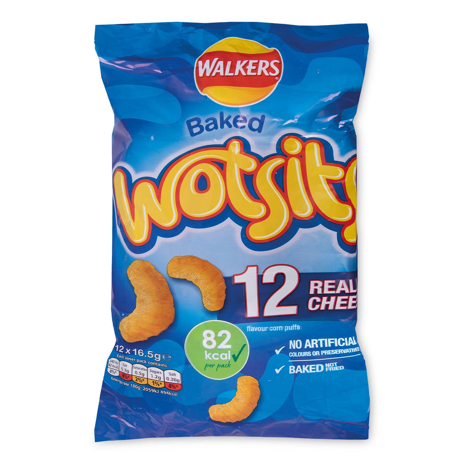 Wotsits baked snack multipack, 12 pack (British brand)