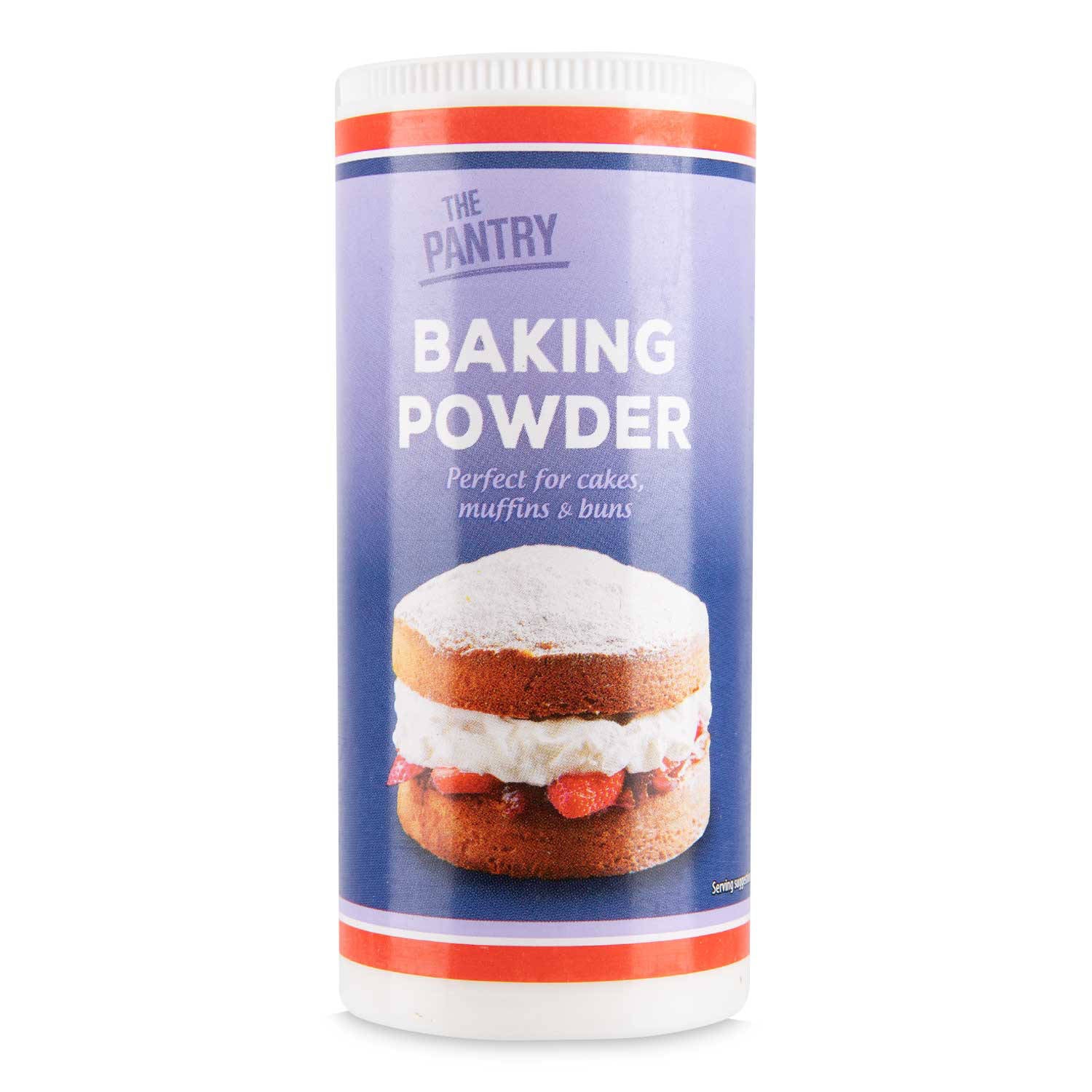 Baking powder in a tub for home baking - British product
