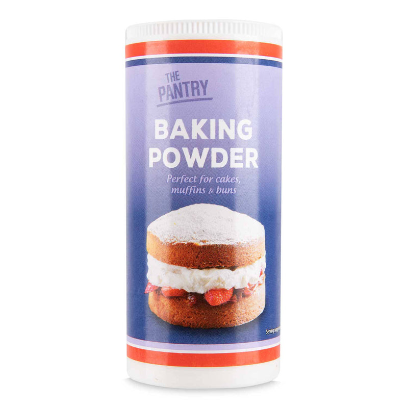 Baking powder in a tub for home baking - British product