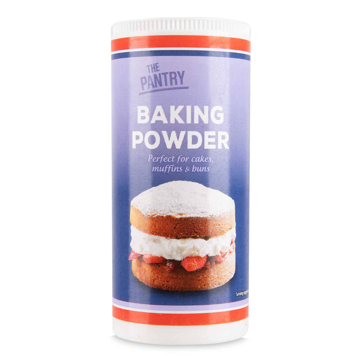 Baking powder in a tub for home baking - British product