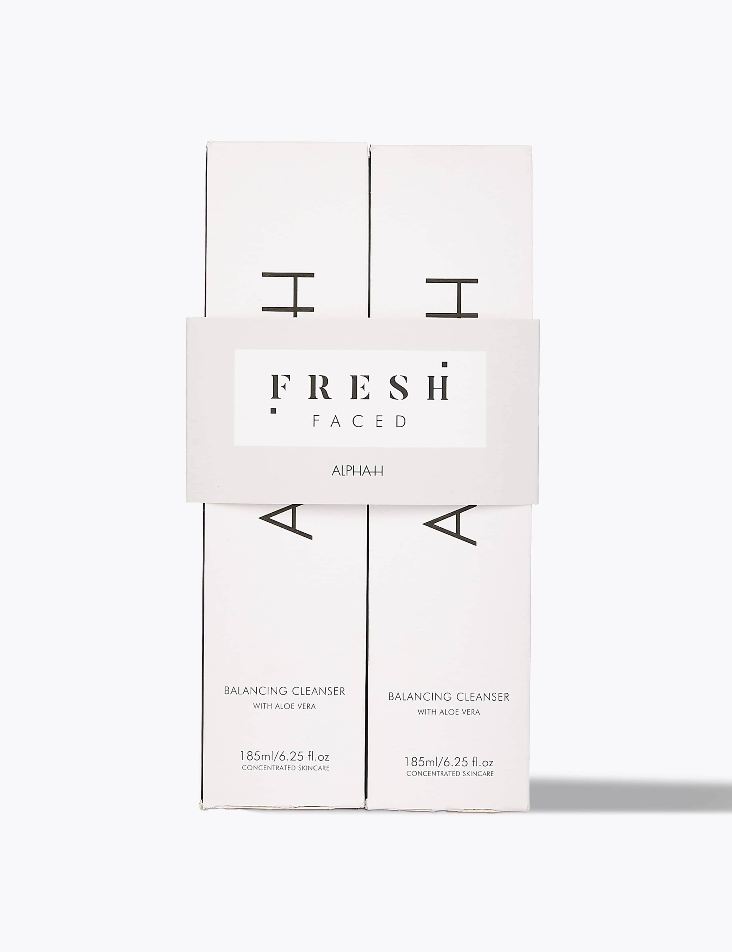 Balancing cleanser duo with Aloe vera 2 x 185ml - British product