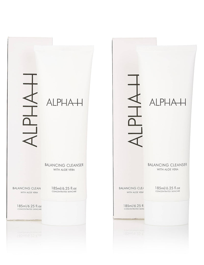 Balancing cleanser duo with Aloe vera 2 x 185ml - British product
