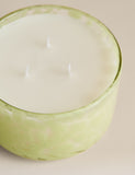 Bamboo & Orris three wick candle confetti glass - British product