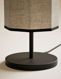 M&S Band Table Lamp with hexagon fabric shade 50cm (British brand)