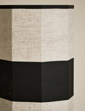 M&S Band Table Lamp with hexagon fabric shade 50cm (British brand)
